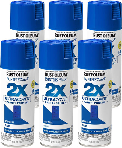 Rust-Oleum 334029 Painter's Touch 2X Ultra Cover Spray Paint, 12 oz, Gloss Clear - Colors D