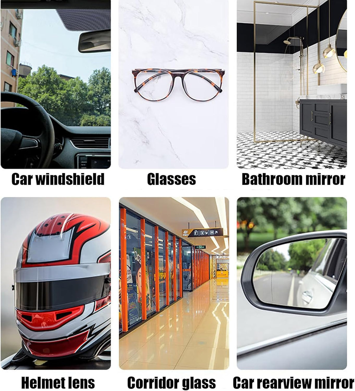 Windshield Defogger Spray – Anti Fog Glass Cleaner, Car Window | Fast-Acting Fog Prevention, Lens Solution, Interior Glass Coating, Improved Visibility for Daily Driving