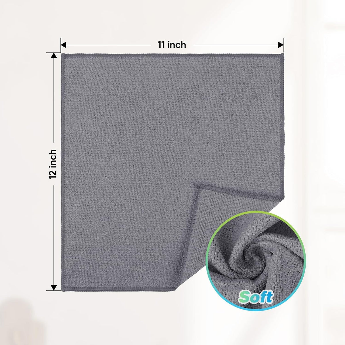 HOMEXCEL Professional Large Microfiber Car Drying Towels 2 Pack, Lint Free, Scratch Free, Highly Absorbent Drying Towel for Cars, SUVs, RVs, Trucks, and Boats,31" x 24",Grey