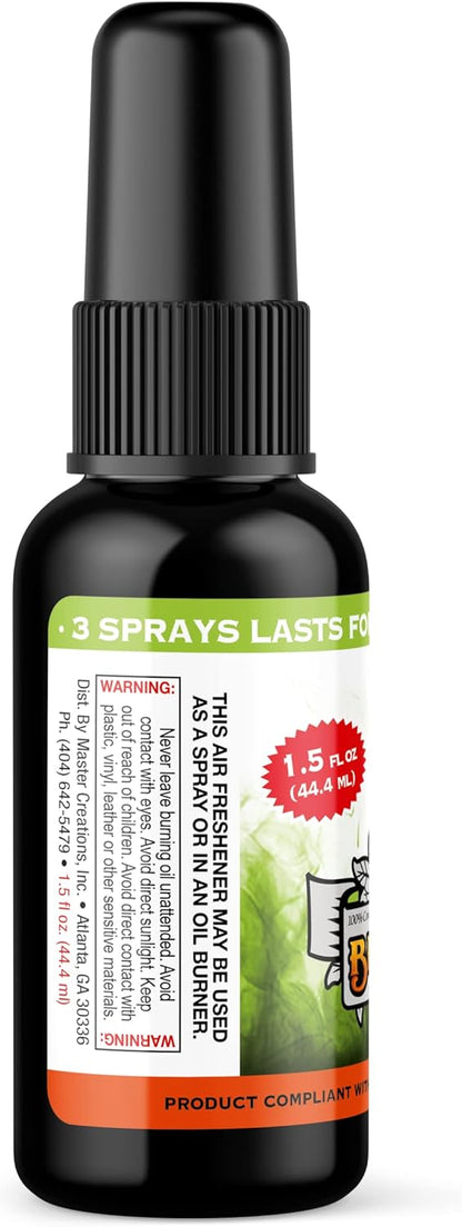BluntPower (Baby Powder, 1 Pack) Concentrated Air Freshener Spray - Oil-Based Room Diffuser Spray - Long-Lasting Bathroom Scent, Car Freshener & Odor Eliminator - Colors B