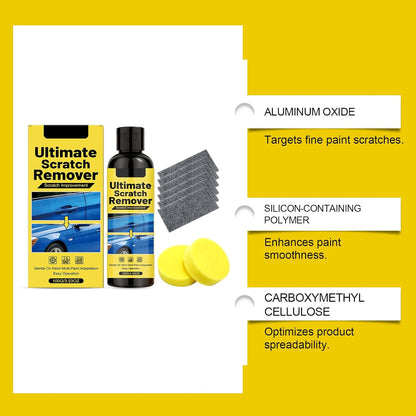 Nanopolix Cloth, Scratch Remover, Car Scratch Remover Kit with Cloth, Quick Repair Deep Scratches & Restore Shine in 60 Seconds for All Car Types (1Pcs)