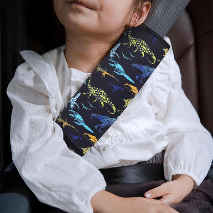 YR Seat Belt Cover for Kids, Soft Comfort Seat Belt Cushion for Children, Cute Cartoon Pattern Car Seat Belt Pads Cover for Girls and Boys, 1 Pack (Cartoon Spider)