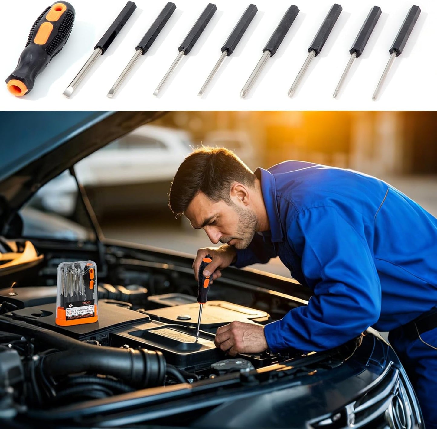 Car Emergency Roadside Assistance Kit with Jumper Cables Tire Inflator Automotive Kit for Car Vehicle