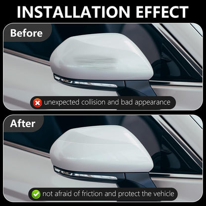 DGSL Car Door Edge Guards Door Sill Protector, 2.7In x 33Ft 5D Carbon Fiber Car Wrap Film, Vinyl Automotive Wrap Film Anti-Collision Fits for Most Vehicles (Black)