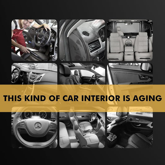Plastic Restorer for Cars, Ceramic Coating Black Trim Restoration, Plastic Trim Restorer for Automotive Exterior and Interior, Resists Water, UV Rays, Dirt