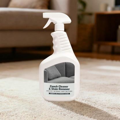 Upholstery Cleaner for Couch Furniture: Strength Multi-Surface Stain Remover Spray for Carpet Spot - Pet-Safe Non-Toxic Quick-Drying for Fabric Sofas Rug Furniture Couches & Car Interiors
