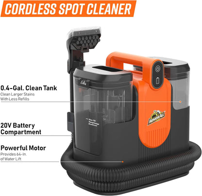 Armor All SCA702 901 7 Amp Portable Spot Cleaner for Car Cleaning, Carpet and Upholstery Stain Removal