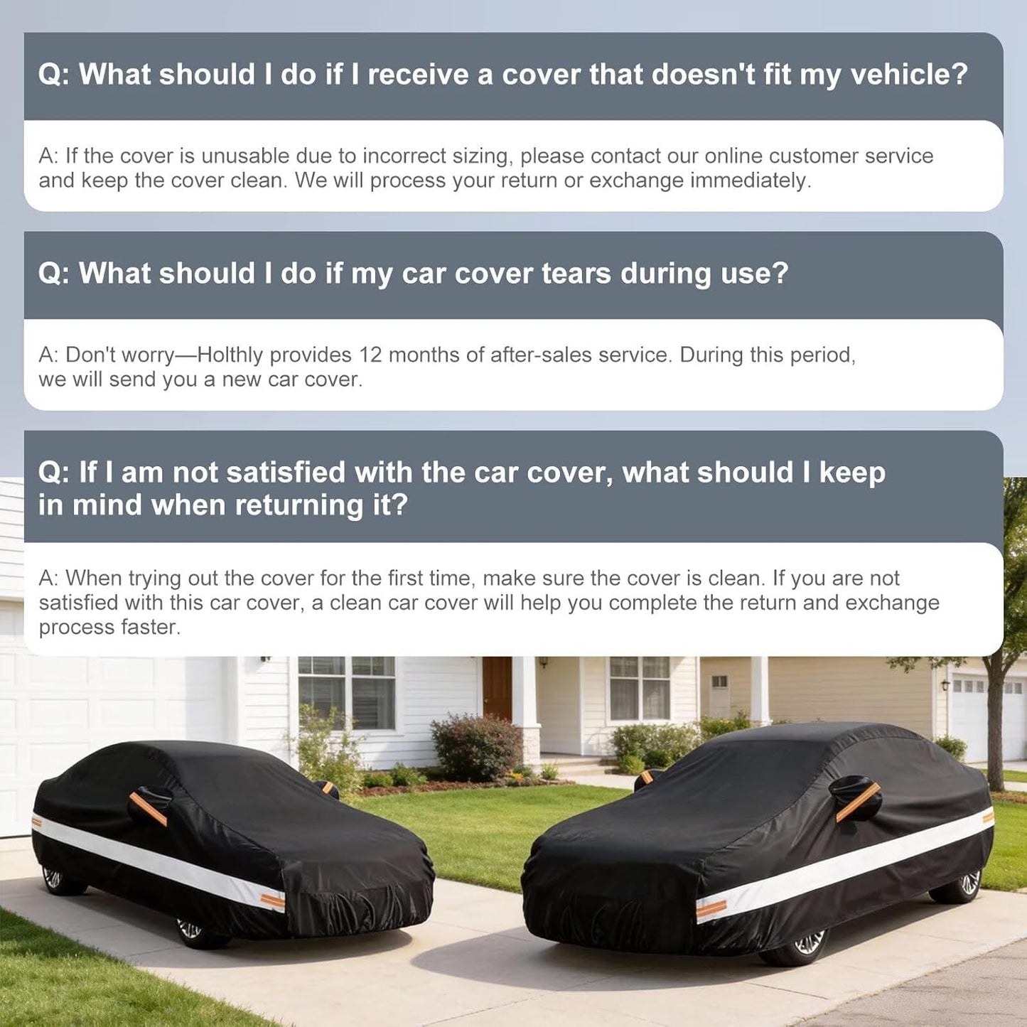 10 Layers Car Cover Custom Fit for Mercedes Benz C Class C250 C300 C43 C63 (1993-2026), Waterproof All Weather for Automobiles, Outdoor Full Cover Sun Dust Rain Protection with Cotton. Black - Colors A
