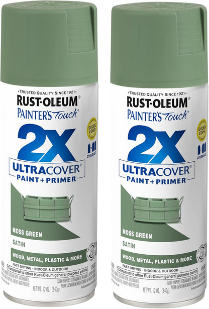 Rust-Oleum 334029 Painter's Touch 2X Ultra Cover Spray Paint, 12 oz, Gloss Clear - Colors D