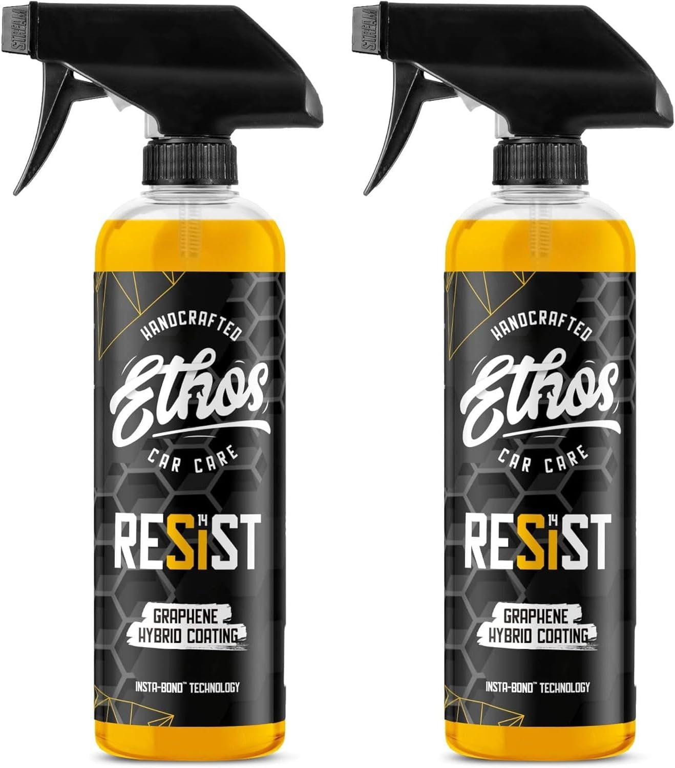 Ethos RESIST Graphene Spray Coating for Cars – Graphene Ceramic Coating Spray, Extreme Hydrophobic Protection, Gloss Enhancement, Ceramic Coating for Cars – 16oz