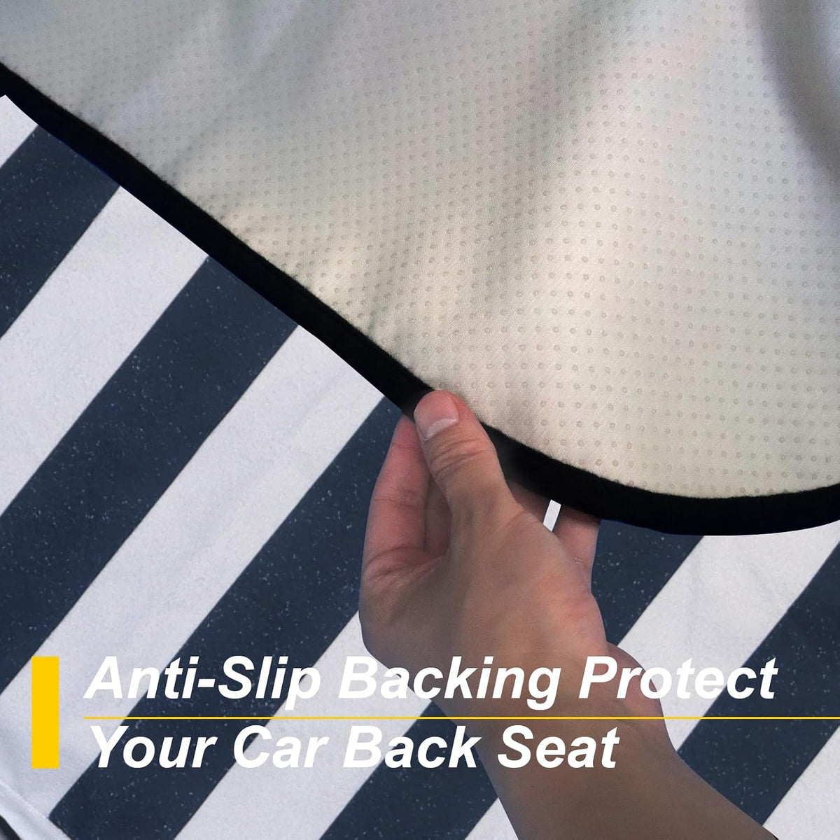 Car Seat Cover Protector Front Seats,for Gym Workout,Running,Swimming,Beach and Hiking,Waterproof Sweat Towel Bucket Seat Covers for Cars SUV Trucks (Black, 1Pcs)