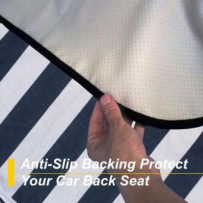 Car Seat Cover Protector Front Seats,for Gym Workout,Running,Swimming,Beach and Hiking,Waterproof Sweat Towel Bucket Seat Covers for Cars SUV Trucks (Black, 1Pcs)