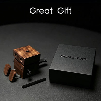 Car Air Fresheners Cute Shaking Wooden Man Figurine Diffuser For Car Dashboard Reusable Air Freshener Gifts Car Vent Clip Car Odor Eliminator Fun Car Accessories Gift Set