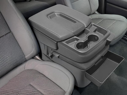 JKCOVER Center Console Hanging Organizer Box Compatible with 2019-2026 Chevy Silverado/GMC Sierra 1500 and 2020-2026 Chevrolet Silverado/Sierra 2500HD 3500HD Accessories(Split-Bench Folding Seat Only)