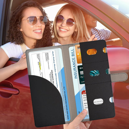 RSAquar Car Registration and Insurance Holder, Vehicle Glove Box Organizer Cool Car Accessories, Auto Truck Document Holder for Cards, Driver License, Black Glitter