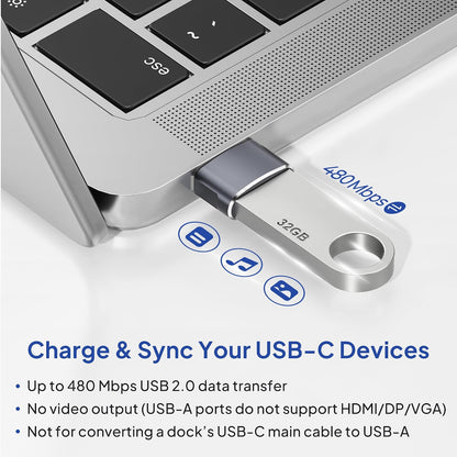 Elebase USB to USB C Adapter for iPhone 17 4Pack,USBC Female to A Male Car Charger Adapter,Type C Converter Apple 17e 16 Pro Max 15 14 Plus,iWatch Watch 11 10 Ultra 3,iPad Air,Samsung Galaxy S26