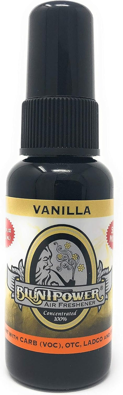 BluntPower (Baby Powder, 1 Pack) Concentrated Air Freshener Spray - Oil-Based Room Diffuser Spray - Long-Lasting Bathroom Scent, Car Freshener & Odor Eliminator - Colors B