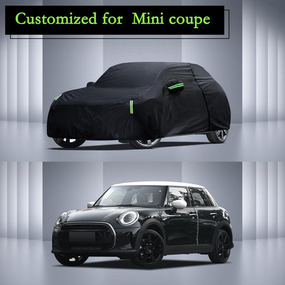 Car Cover Custom Fit for Toyota Corolla 2000-2025, Honda Civic 1991-2025, Waterproof All Weather Full Exterior Cover Rain Sun Protector Car Cover with Door Zipper