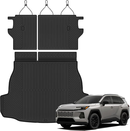 All Weather Floor Mat Fit for Toyota Corolla(Include Hybrid Exclude Hatchback) 2026 2025-2020 TPE Rubber Liners Corolla Accessories All Season Guard Odorless Anti-Slip Liner Black