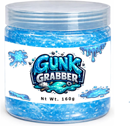 Gunk Grabber Car Cleaning Gel – Reusable Detail Slime Putty for Car Interior, Air Vents, Dashboard & Cup Holders – Dust Cleaning Gel for Keyboard, Electronics & Office – Non-Sticky Auto Detailing Tool