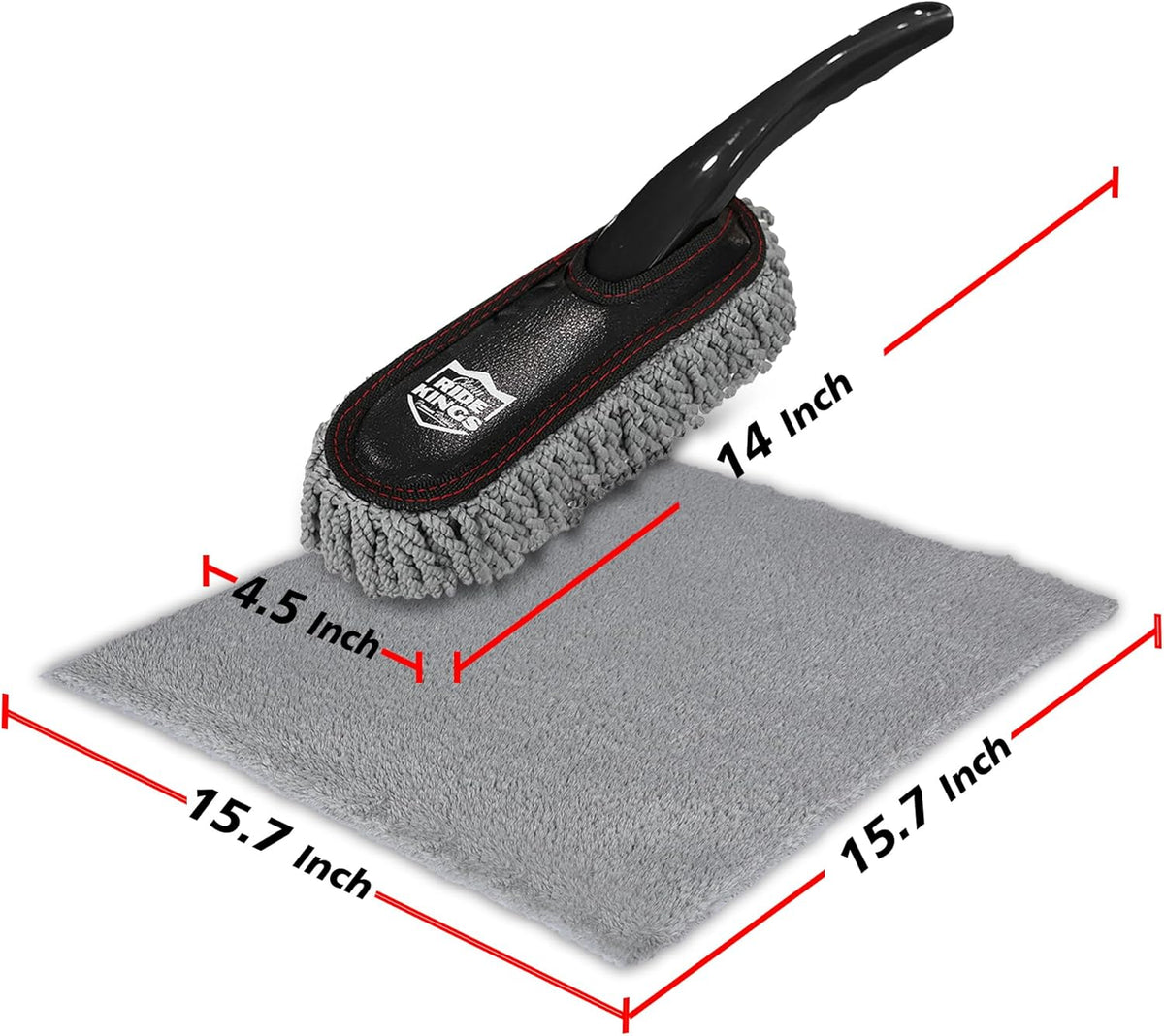 Car Detailing Kit - 3 Packs: Car Duster, Interior Cleaning Brush, Microfiber Towels | Detail Tools