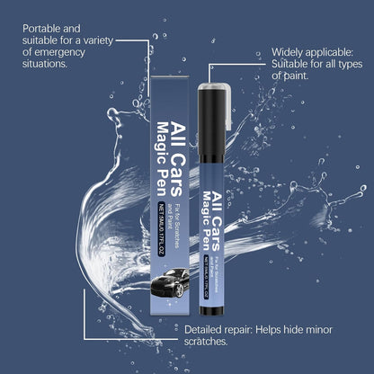 Magic Car Scratch Remover Pen, 2026 Upgraded Quick Car Paint Repair Pen,Lightweight and Fast,Long-Lasting,Universal Car Touch Up Pen for All Vehicles (Pack of 1)