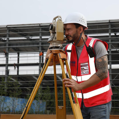 Dib Safety Reflective Safety Vest for Men Women, High Visibility Vest with Pockets and Zipper, ANSI Class 2