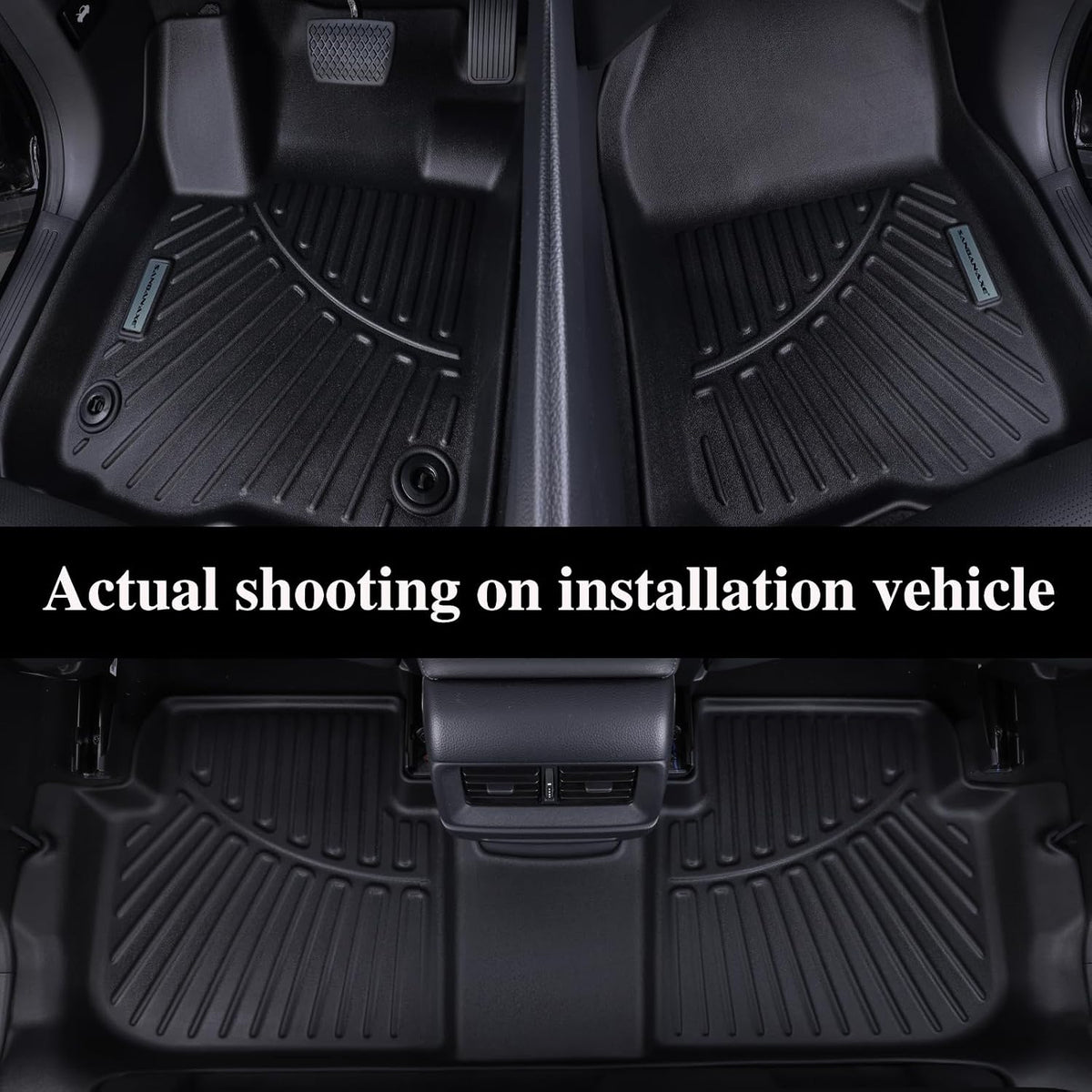 Floor Mats & Trunk Mat for 2012-2017 Chevy Equinox/GMC Terrain,TPE All Weather Protection 2 Rows Car Floor Liners with Cargo Liners for Chevrolet Equinox Accessories