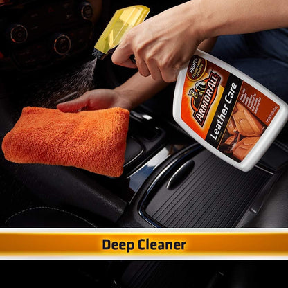 Armor All Car Leather Conditioner Gel, Interior Cleaner for Cars, Trucks and Motorcycles, 18 Fl Oz