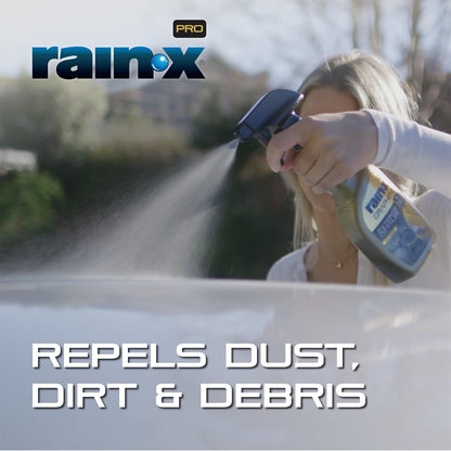 Rain-X 630177SRP Cerami-X Glass Cleaner + Water Repellent, 23oz - Cleaning Effectively While Remaining Streak Free, Protecting Against Contaminants and Stains