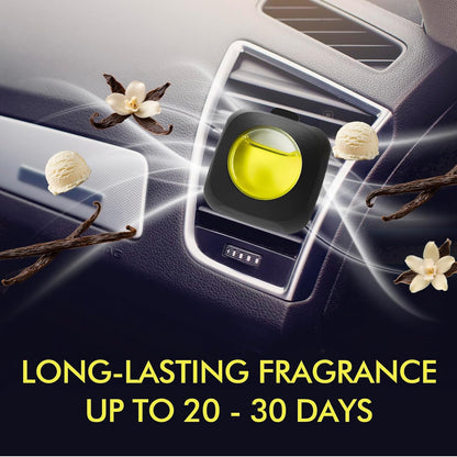 Car Air Fresheners, 6 Pack, Citrus, Car Fresheners Vent Clips, Long Lasting Air Freshener, Car Refresher for Men Women