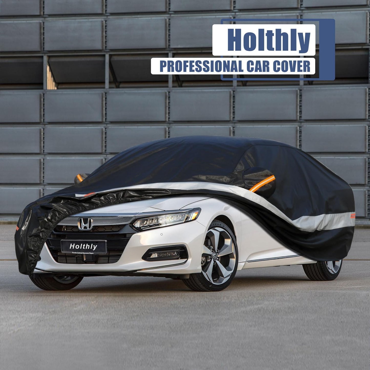 10 Layers Car Cover Custom Fit for Mercedes Benz C Class C250 C300 C43 C63 (1993-2026), Waterproof All Weather for Automobiles, Outdoor Full Cover Sun Dust Rain Protection with Cotton. Black - Colors C