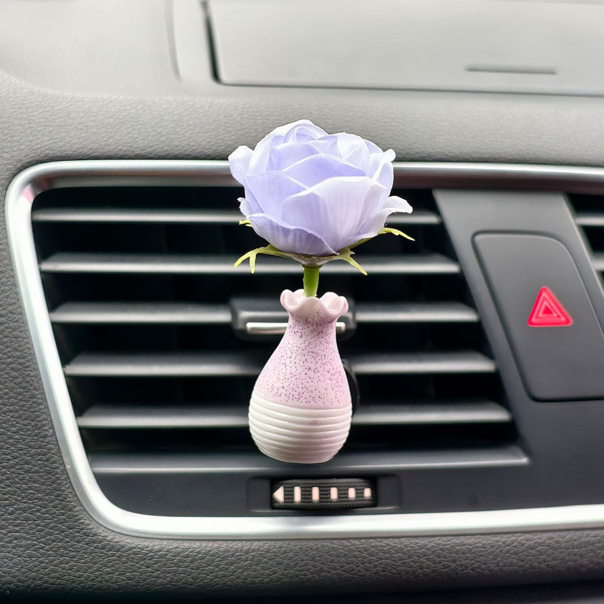 Set of 4 Cute Flower Bouquet Car Air Freshener Vent Clips, Mini Artificial Flowers for Car Air Vent Decoration, Auto Interior Dashboard Ornament Accessories