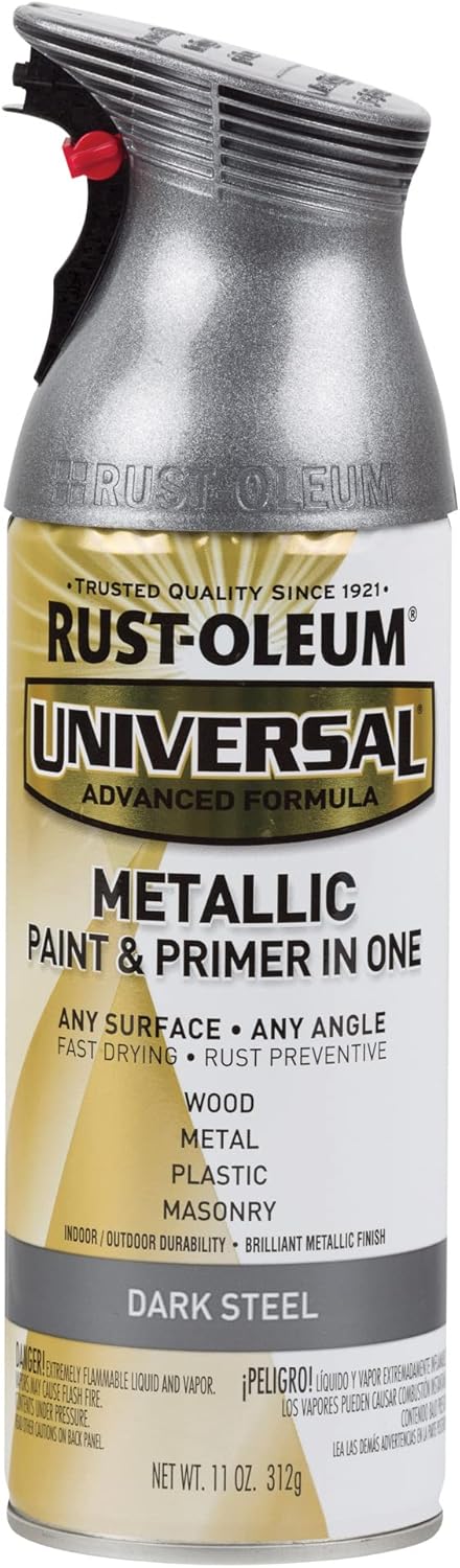 Rust-Oleum 302151 Universal All Surface Clear Topcoat Spray, 11 oz, Dead Flat Clear - Colors A