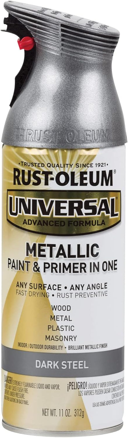 Rust-Oleum 302151 Universal All Surface Clear Topcoat Spray, 11 oz, Dead Flat Clear - Colors A