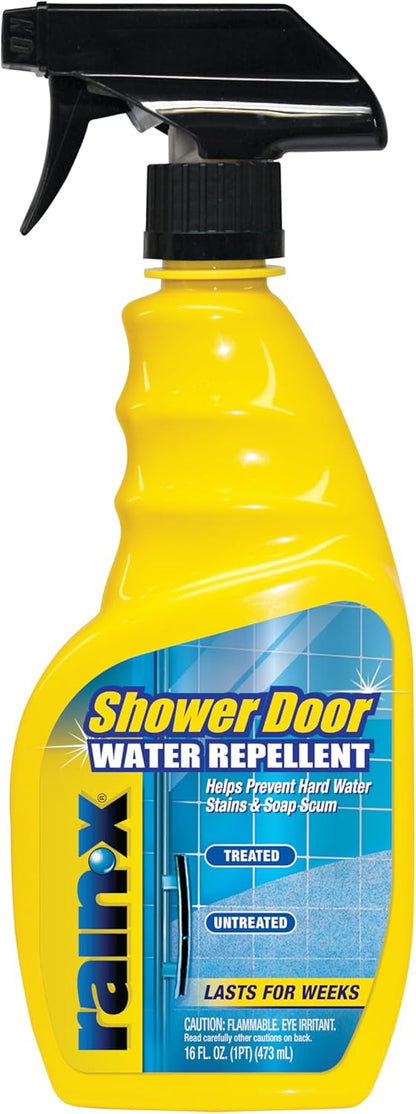 Rain-X 630542 Shower Door Water Repellent, Protects Glass Shower & Doors From Soap Residue And Hard Water Stains Leaving Your Bathroom Beautiful (Pack of 2)