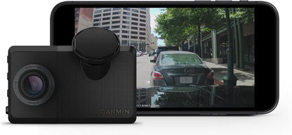 Garmin Dash Cam™ Mini 3, Ultracompact 1080p HD Dash Cam with a 140-degree Field of View, Built in Clarity™ Polarizer, Voice Controlled, Automatic Recording