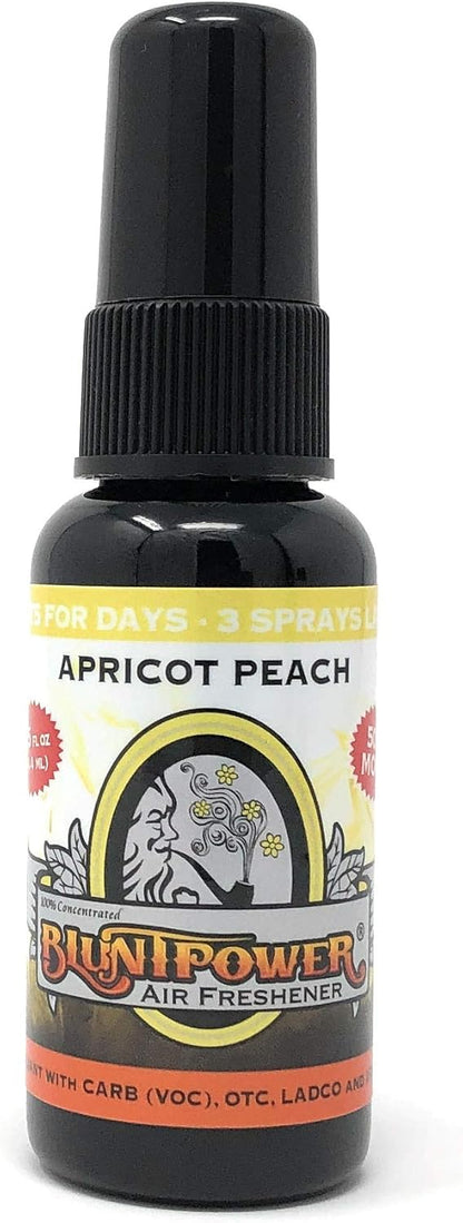 BluntPower (Baby Powder, 1 Pack) Concentrated Air Freshener Spray - Oil-Based Room Diffuser Spray - Long-Lasting Bathroom Scent, Car Freshener & Odor Eliminator - Colors B