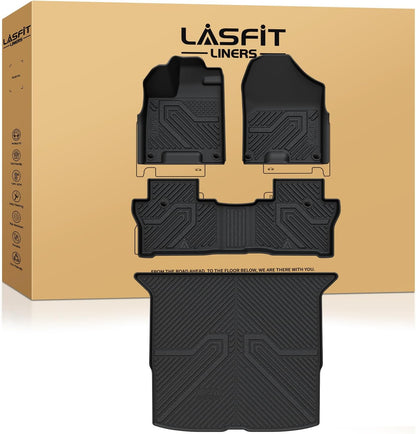 LASFIT Cargo Liner for Honda CR-V 2026 2025 2024 2023 (Gasoline & Hybrid & e:FCEV) All Weather TPE Car Trunk Mat (Upper Position), Cargo Only Black