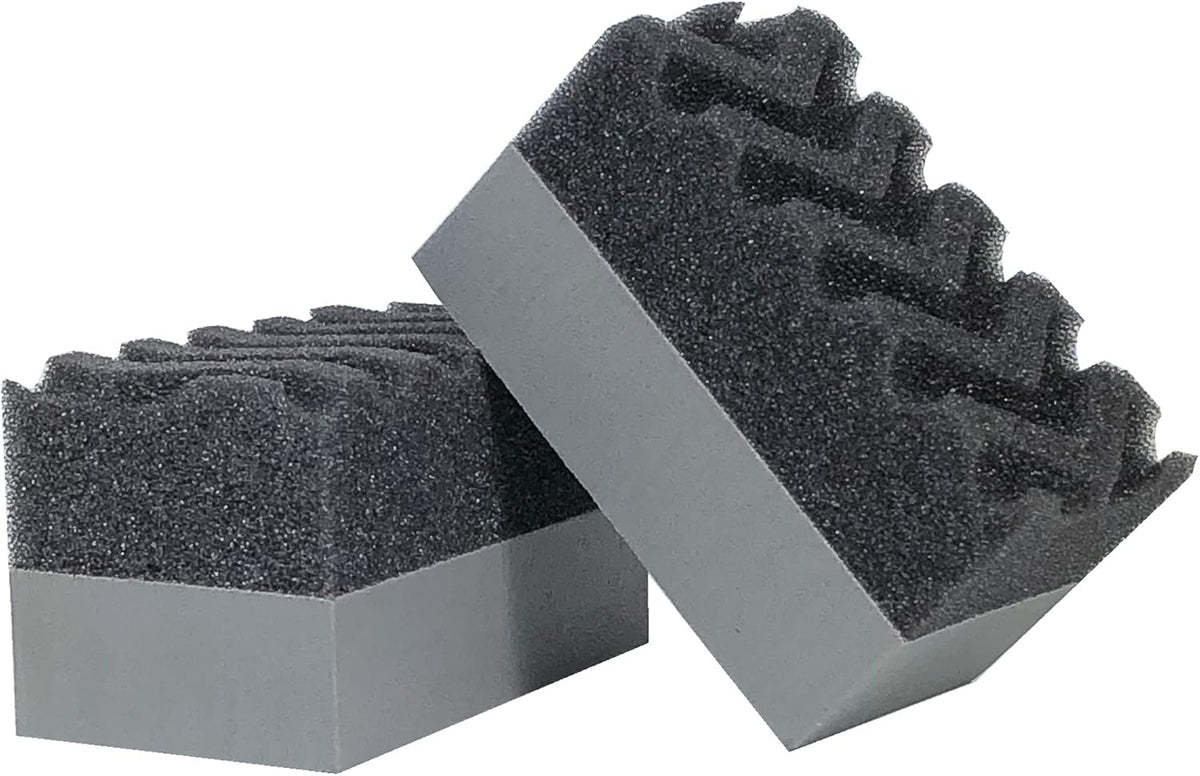 303 Products 39025 Tire Shine/Tire Dressing Applicator Pads - Perfect for Using to Apply Tire Shine, Tire Wet, Tire Gel, Or Tire Balm - Superior Product Application - Reduce Mess, 2 Pack , gray