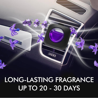 Car Air Fresheners, 6 Pack, Citrus, Car Fresheners Vent Clips, Long Lasting Air Freshener, Car Refresher for Men Women