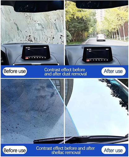 Car Glass Cleaning Sheet,Window Clean for Auto,Windshield Wiper Fluid Solid Effervescent Tablet, Suitable for Any Family Car (100)