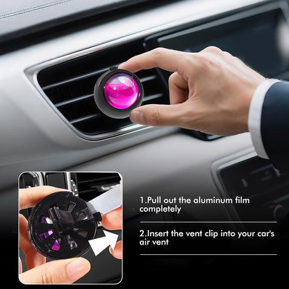 Car Air Freshener Vent Clips, Ocean Scent, 6 Pack, Long Lasting Scent Up to 180 Days, Car Fresheners