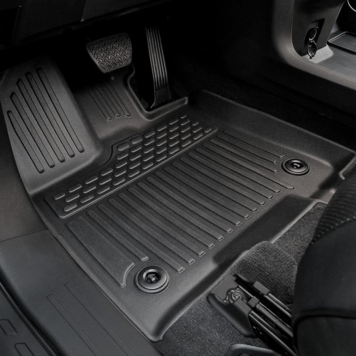 Floor Mats for Toyota Sienna 2021-2026, All Weather Floor Mats Lower Trunk Cargo Liner Accessories, Full Coverage Set (Fit 8-Seat with Spare Tire)