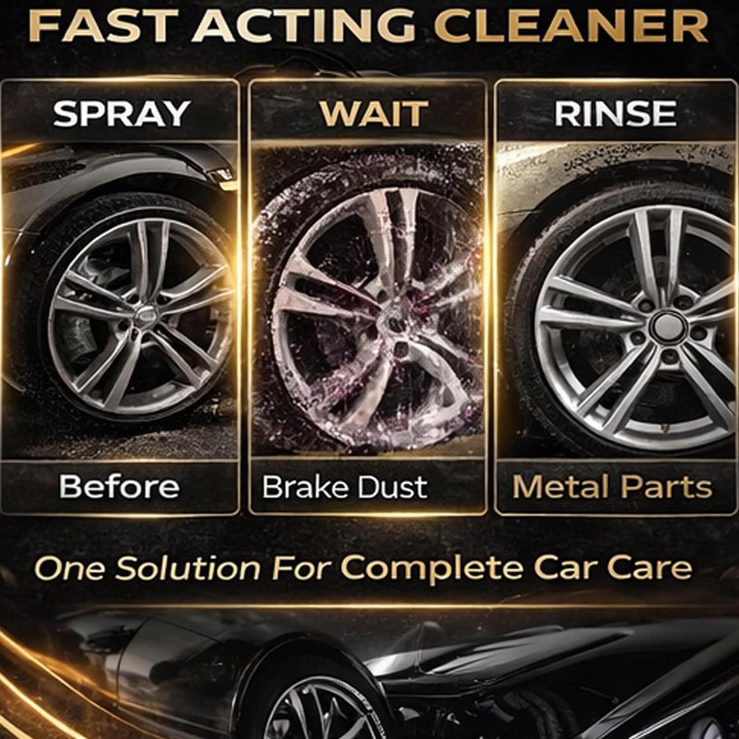 Iron Eraser Rust Remover Spray, 2026 New Iron Powder Instant Remover, Professional Fast-Acting Rust and Brake Dust Remover for Automotive Surface (1)