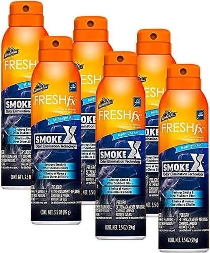 Armor All Smoke-X 3.5oz Spray Smoke Odor Eliminator, Midnight Air Scent (2)