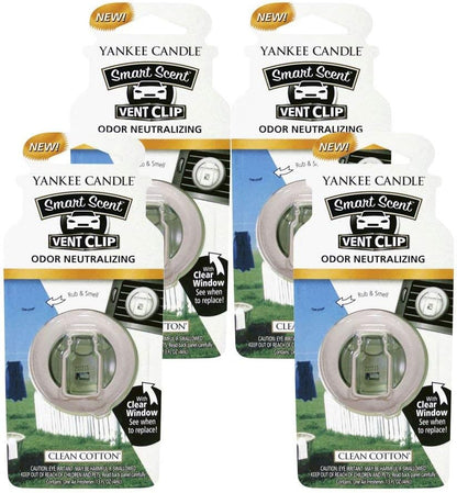 Yankee Candle Midsummer's Night Smart Scent Car Vent Clip, 2 Pack