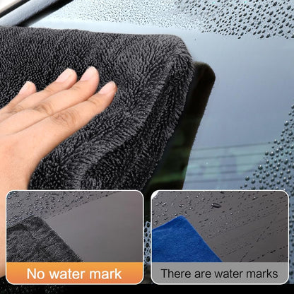 SINLAND Microfiber Car Drying Towels Ultra Absorbent,No Streaks,Scratches, or Water Spots,Wash Cleaning Auto Detailing Towels 380gsm 16inch x 24inch 6 Pack Grey