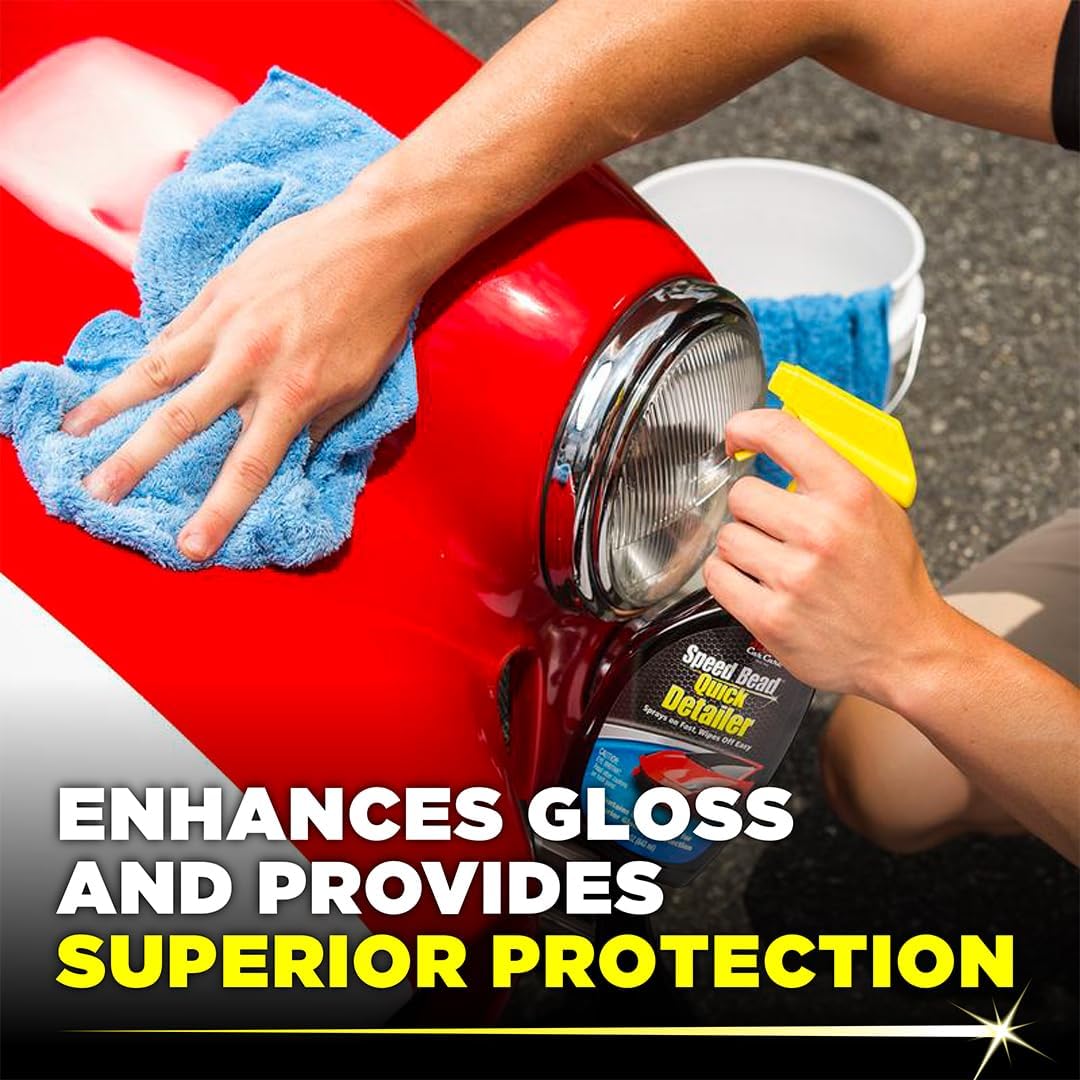 Stoner Car Care 92354-2PK Speed Bead Quick Detailer Spray – Fast Detail Spray for Dust, Smudges and Light Contaminants – Enhances Gloss and Slickness With Carnauba Wax – 22 fl oz (Pack of 2)