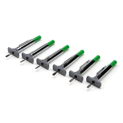Steelman Color Coded Tread Depth Gauge, Quickly Identifies Amount of Tread on Tires, Reads in MM and 32nds